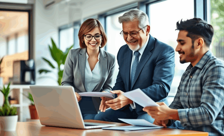 Ein Bild, das den Prozess der Kreditvergabe darstellt, mit einem Fokus auf schnelle Genehmigung.