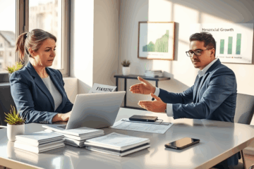 Eine Person, die online einen Kredit beantragt, um dringend benötigte finanzielle Unterstützung zu erhalten.