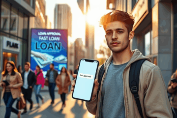 Bild zeigt eine Person, die finanzielle Optionen prüft, um schnelles Geld für dringende Ausgaben zu erhalten.