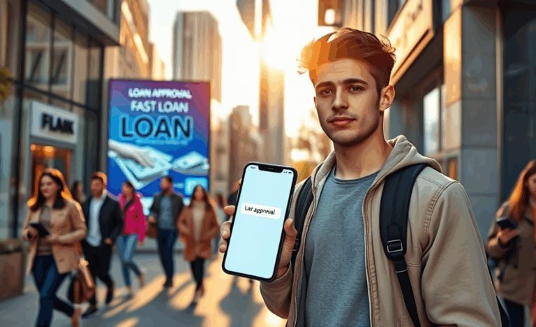 Bild zeigt eine Person, die finanzielle Optionen prüft, um schnelles Geld für dringende Ausgaben zu erhalten.