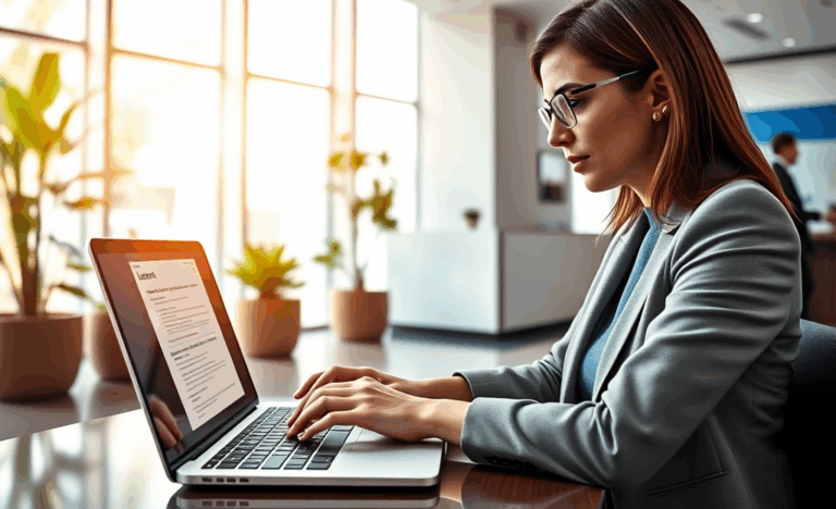 Schritt-für-Schritt-Anleitung zur Beantragung eines Darlehens bei der Deutschen Bank.