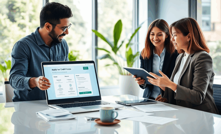 Ein Bild, das den Prozess der digitalen Kreditvergabe mit Smava darstellt.